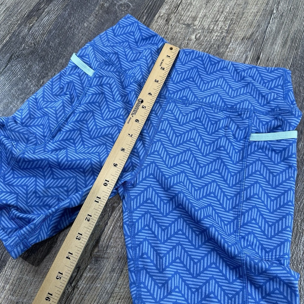 Vineyard Vines Women's Blue Spandex Performance Shorts Tights Bike Yoga Run Sz S - Picture 12 of 14
